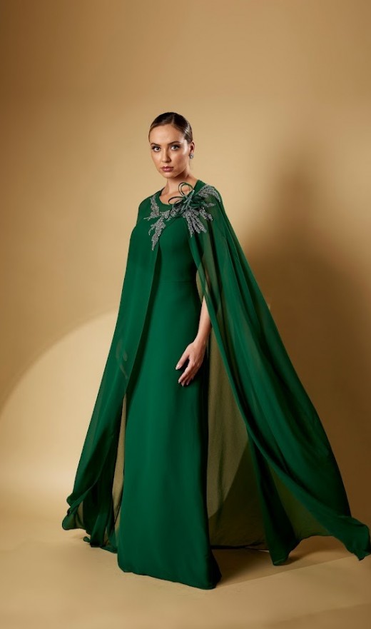 VESTIDO VERDE 24891EM