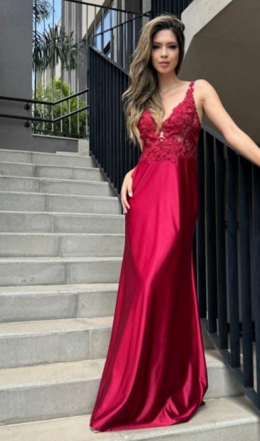 VESTIDO MARSALA 295C