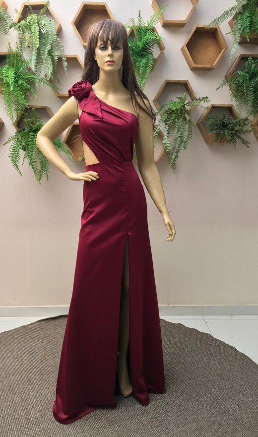 VESTIDO MARSALA 1973S