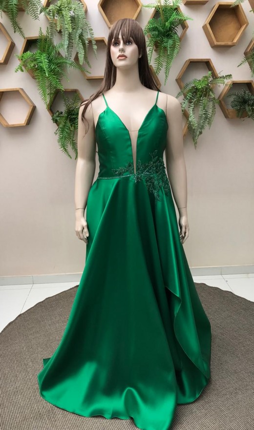 VESTIDO VERDE 739NF