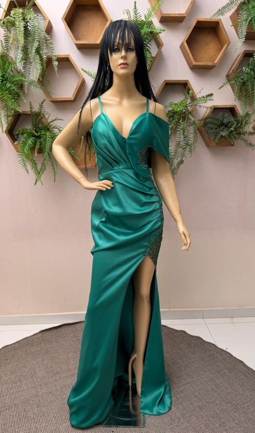 VESTIDO VERDE 842