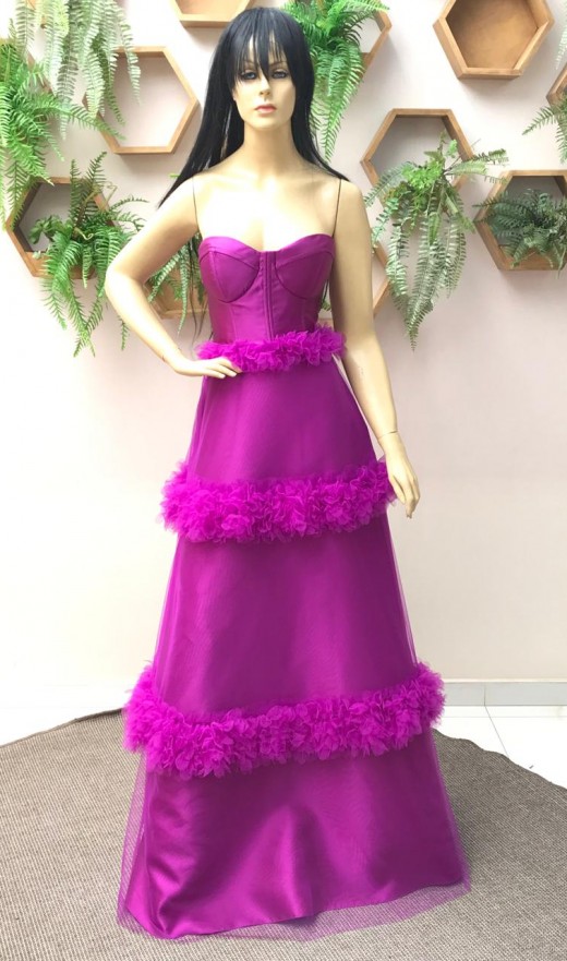 VESTIDO FUCSIA 2016S