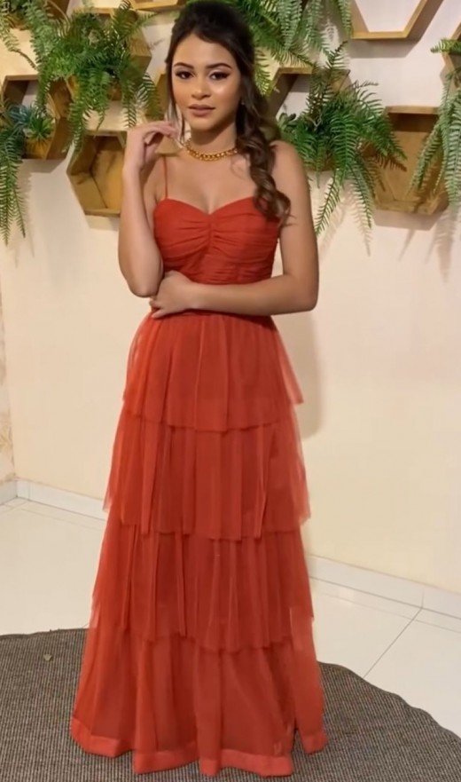 VESTIDO TERRACOTA 2098