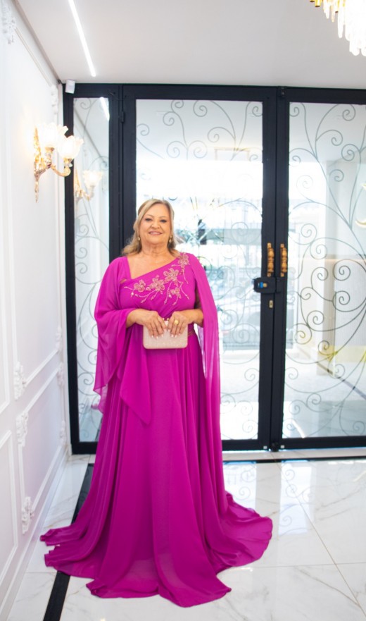 VESTIDO FUCSIA 24855EM