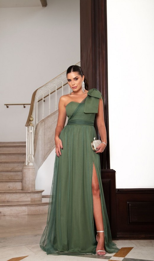 VESTIDO VERDE OLIVA 1150PH