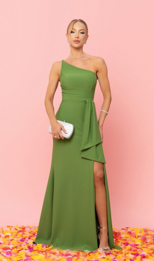 VESTIDO VERDE OLIVA 1188PH