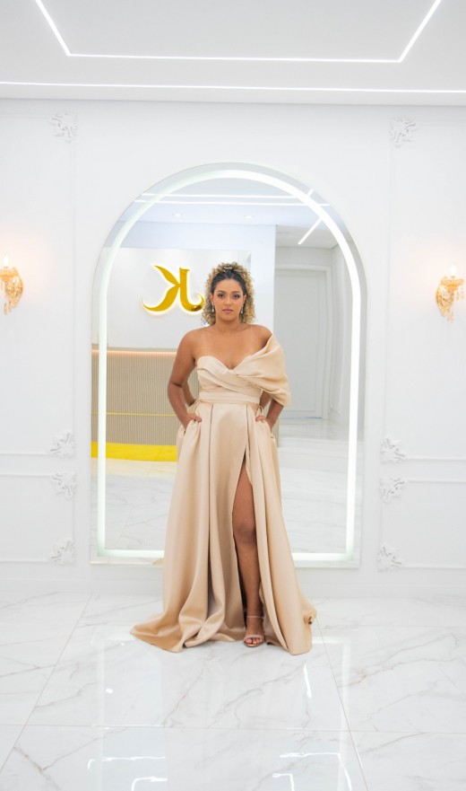 VESTIDO DOURADO 49072GR
