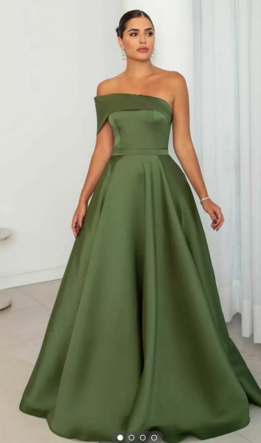 VESTIDO VERDE OLIVA 5786JC
