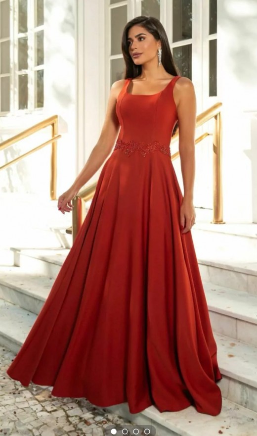 VESTIDO TERRACOTA 5754JC