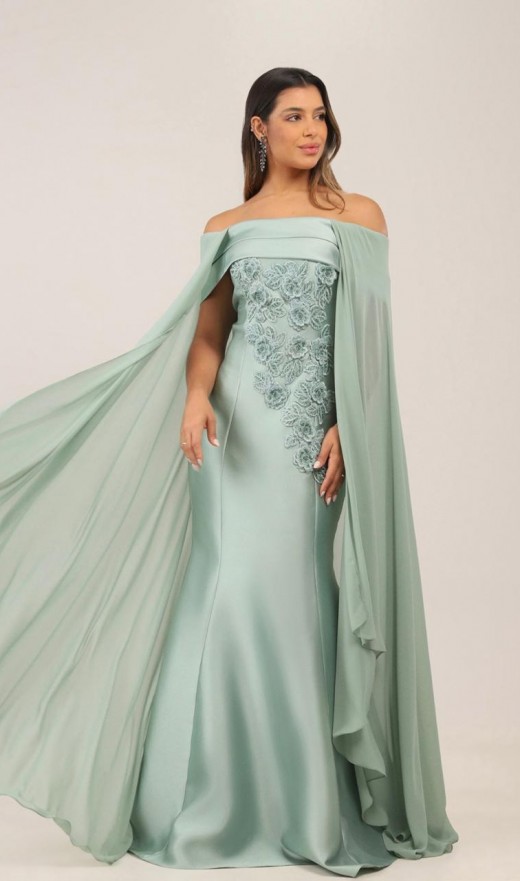 VESTIDO VERDE MENTA 967NF