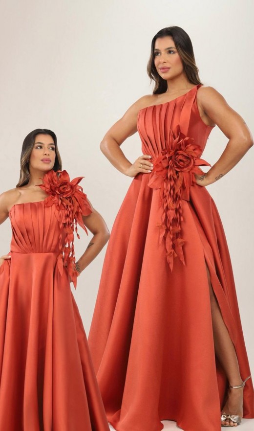VESTIDO TERRACOTA 963NF