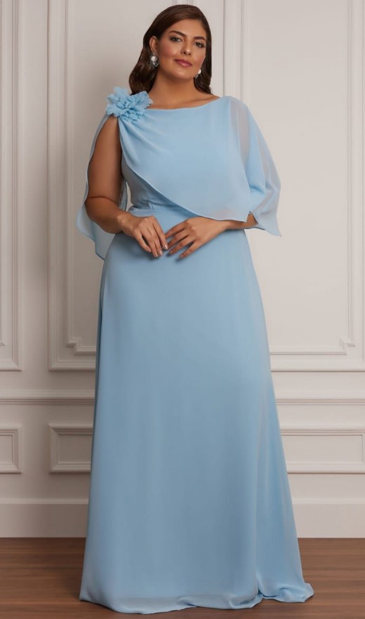 VESTIDO AZUL SERENITY 4439G