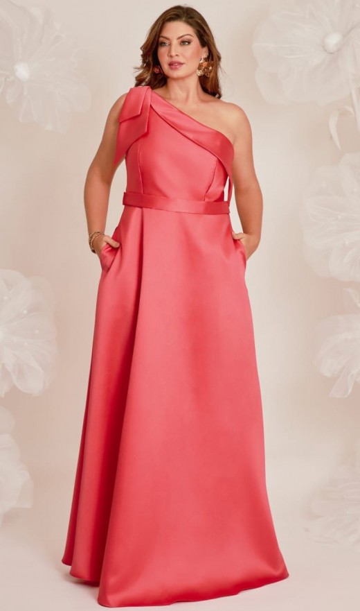 VESTIDO FUCSIA 5169G