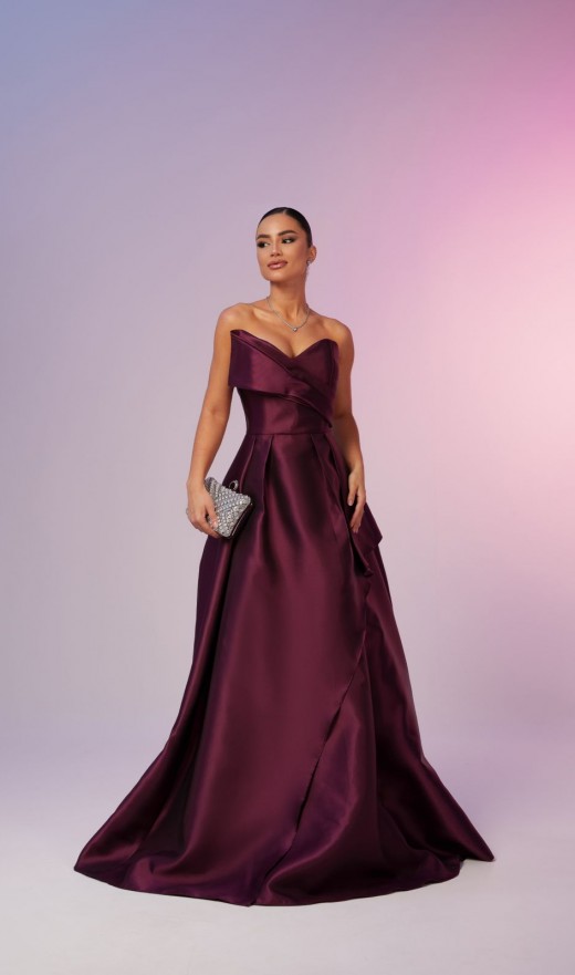 VESTIDO MARSALA 008BF
