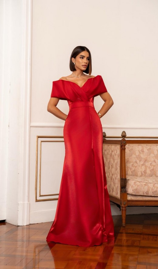 VESTIDO VERMELHO 040BF