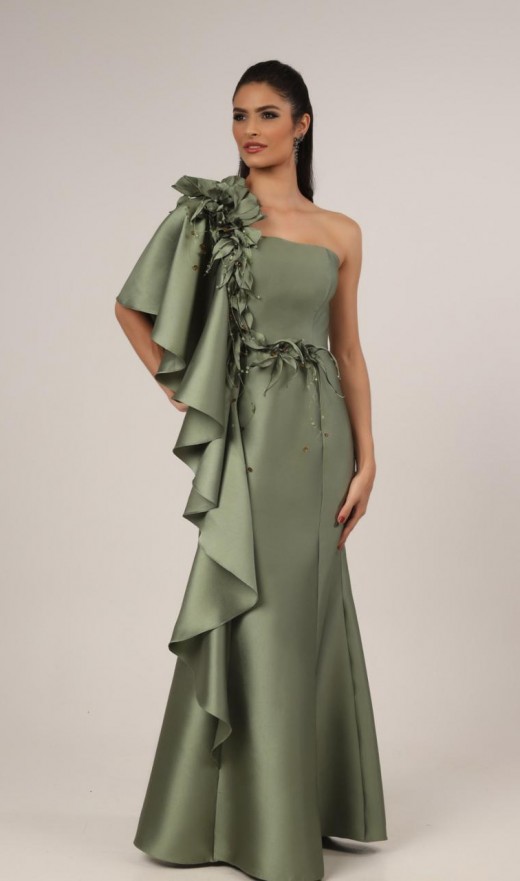 VESTIDO VERDE OLIVA 994NF