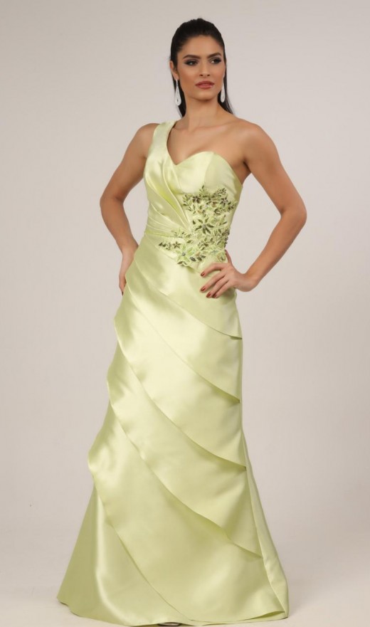 VESTIDO VERDE LIMA 1010NF