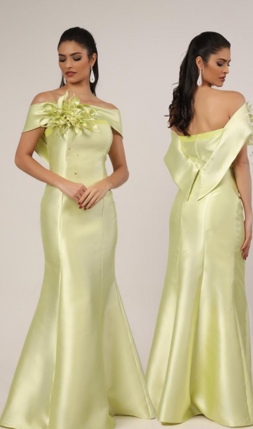 VESTIDO VERDE LIMA 1001NF