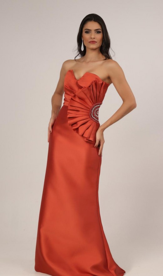 VESTIDO TERRACOTA 1020NF