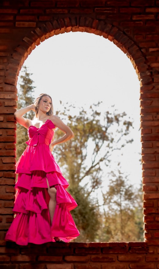 VESTIDO PINK 25258EM