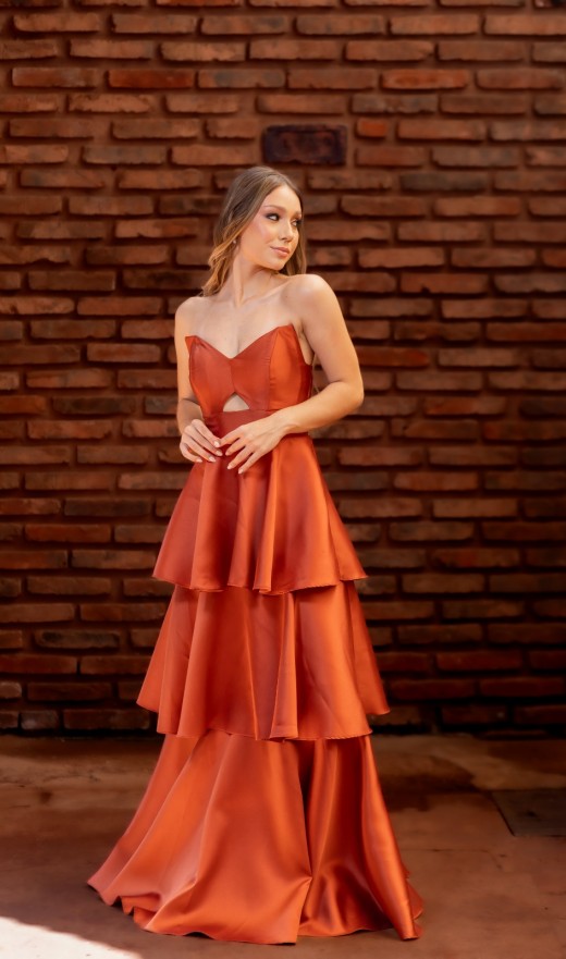 VESTIDO TERRACOTA 2337K