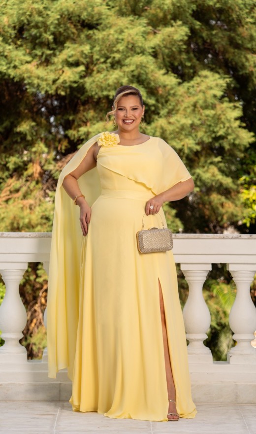 VESTIDO AMARELO 1212PH