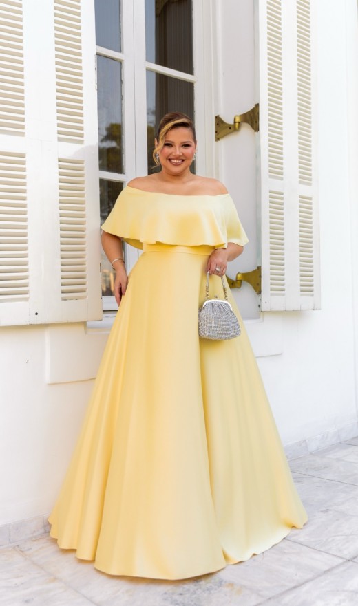 VESTIDO AMARELO 1242PH