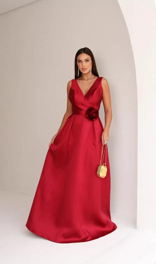 VESTIDO MARSALA 25048OB