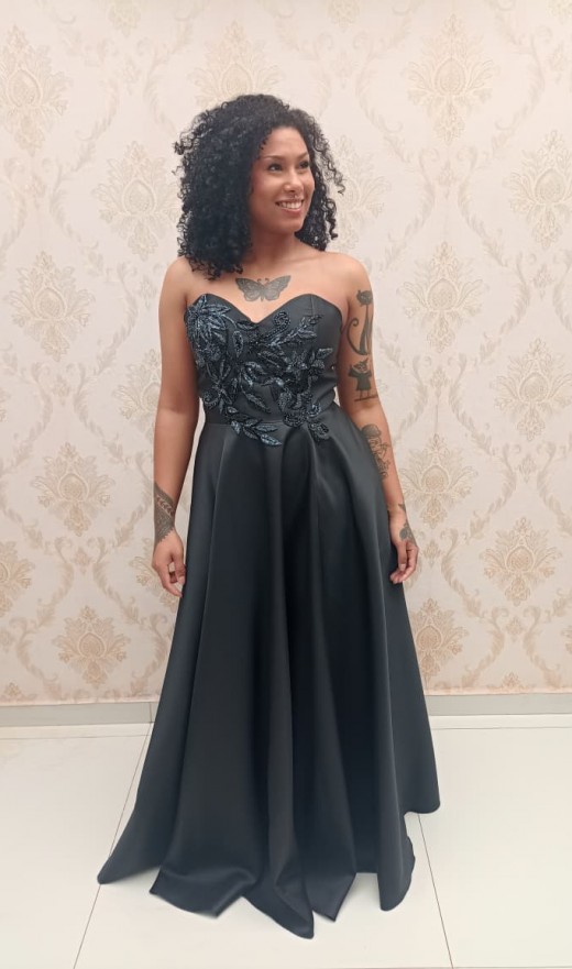 VESTIDO PRETO 1022NF