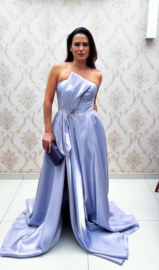 VESTIDO LILAS 53074GR