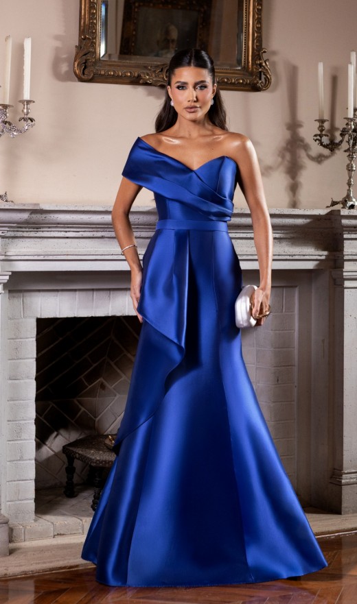 VESTIDO AZUL ROYAL 1267PH