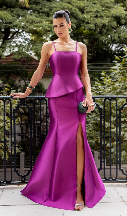VESTIDO FUCSIA 1269PH