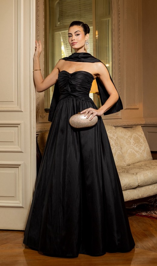 VESTIDO PRETO 1271PH