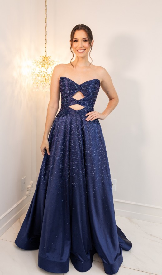 DEBUTANTE AZUL MARINHO 57552LS