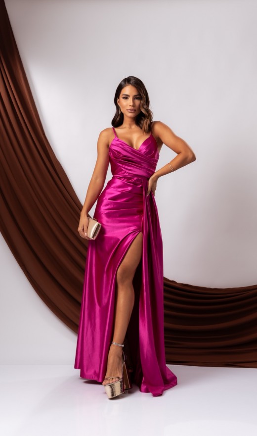 VESTIDO FUCSIA 004BF