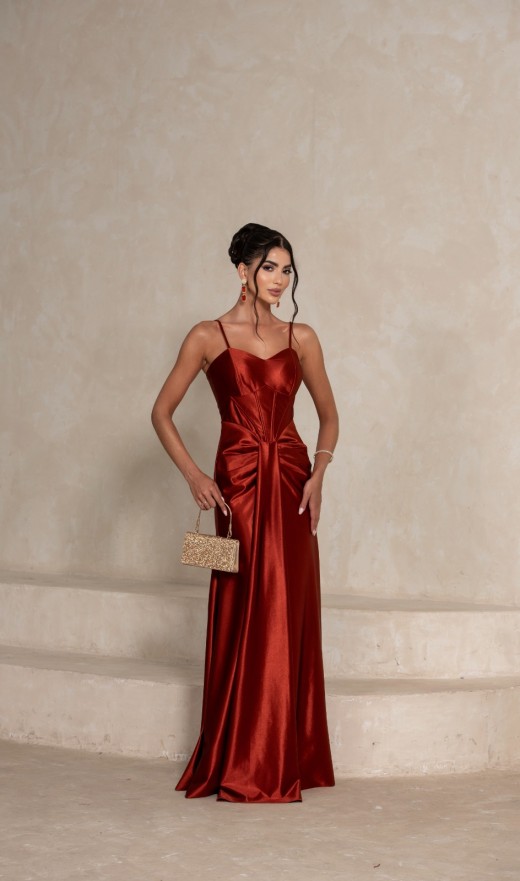 VESTIDO TERRACOTA 6705BB