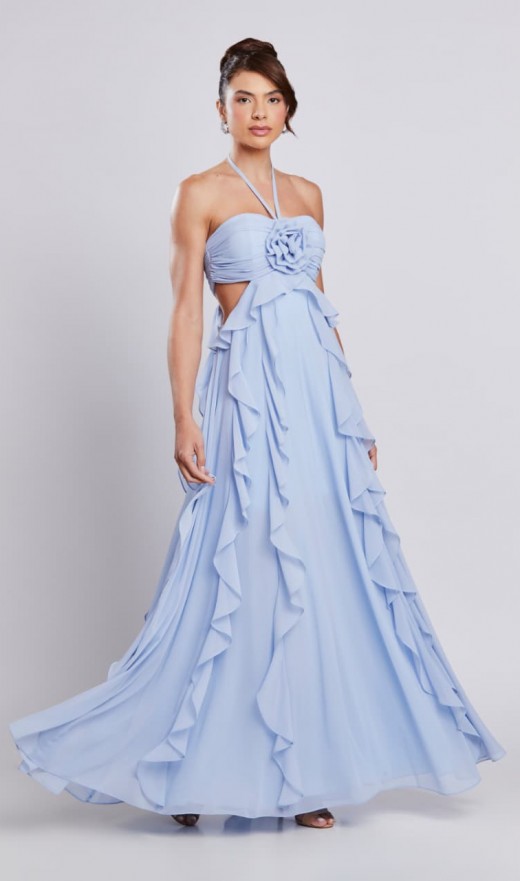 VESTIDO AZUL SERENITY 4767BN